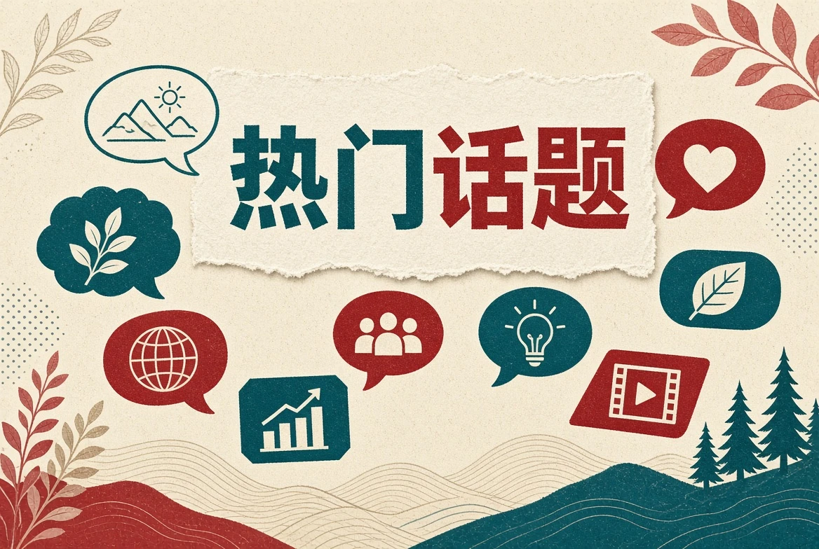 热门话题栏目的原创图文导览